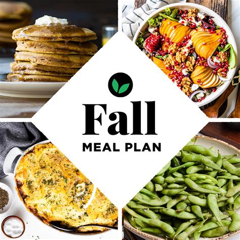 Healthy Fall Meal Plan - Menu, Grocery List + Recipes