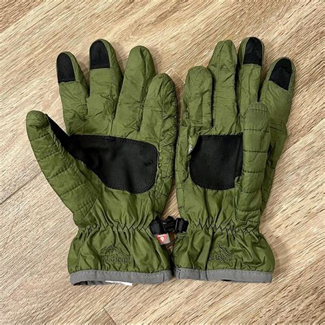 L.L.Bean Men's Green and Black Gloves | Depop