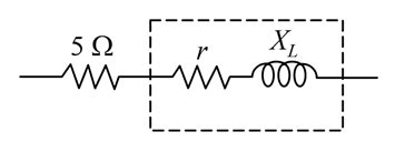 The current through an inductor of impedance 10 Ω lags behind the ...