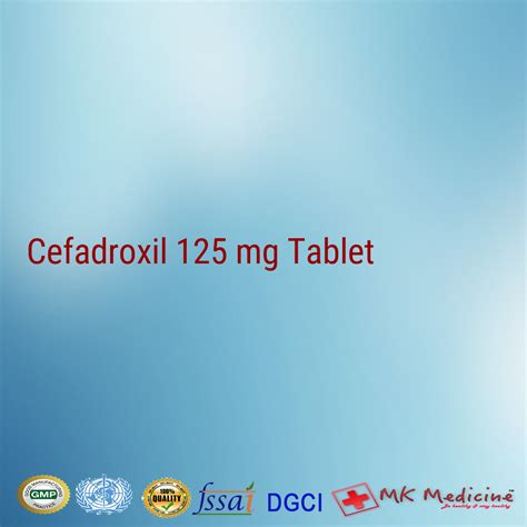 Cefadroxil 125 mg Tablet For PCD Franchise