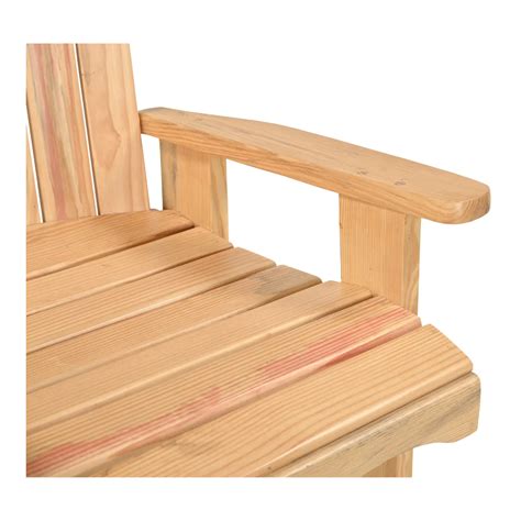 Pineslat Modern Solid Wood Patio Chair with Armrests – RadiantFurn