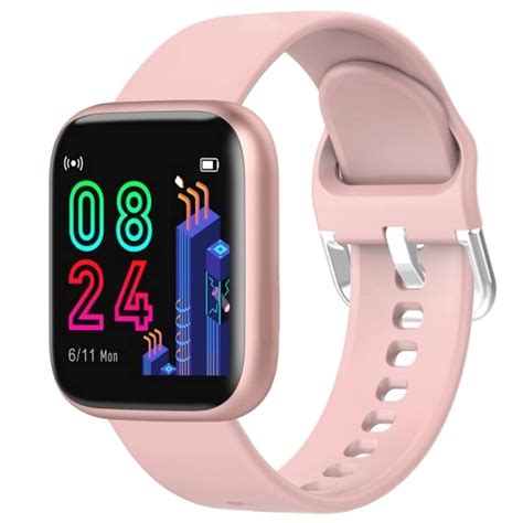 Smart Watch for Girls Women Boys Kids Men D20 Pink Fitness Band 35 mm ...