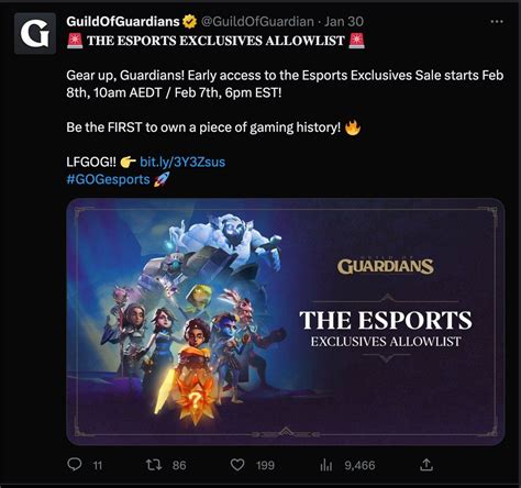 Whitelist на минт от Guild of Guardians (Обновление!!!) — Teletype