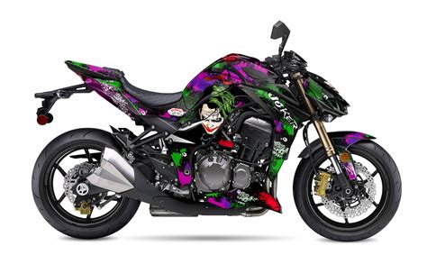 Spinning Stickers Joker Graphics Kit For Kawasaki Z1000 2014-20 ...