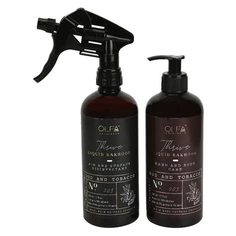Thrive - Oud Liquid Disinfectant and Oud Sanitizer Combo | 500ml each ...