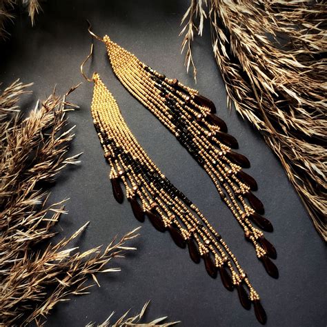 Image result for Seed Bead Earrings Tutorial