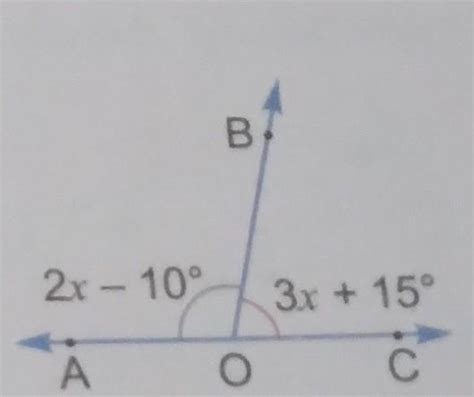 From the figure given above, find angle AOB and angle COB - Brainly.in