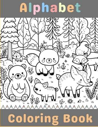 Amazing Animal Alphabet Coloring Book : Applebee, Reginald: Amazon.in ...