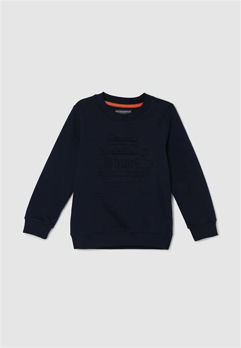 Boys Embossed Sweatshirt