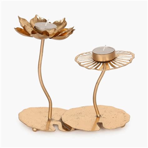 Buy Galaxy Majestic Flower Tea Light Holder from Home Centre at just ...