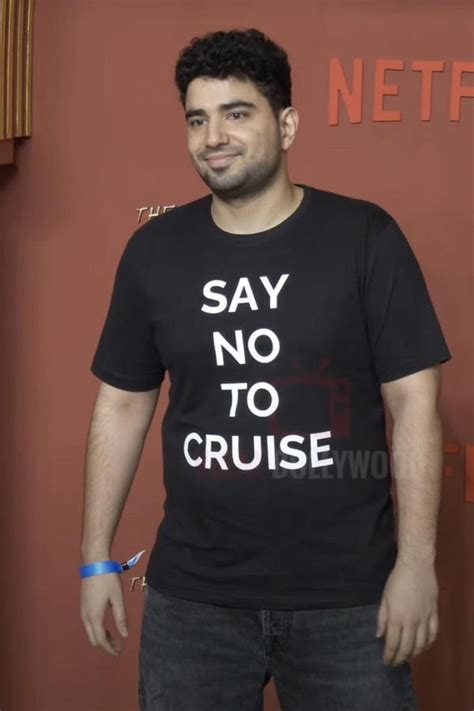 What’s The Meaning Of Samay Raina’s ‘Say No To Cruise’ T-Shirt At Ba ...