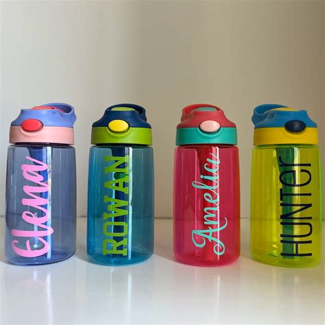 Personalized Kids Water Bottle: 15 Oz Custom Name Tumbler - Etsy