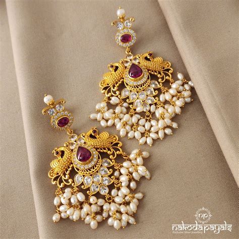 Silver Gold Plated Earrings – Page 23 – Nakoda Payals