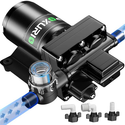 Buy 6GPM RV Water Pump, 70PSI 12V DC Fresh Water Pump, Self-Priming ...