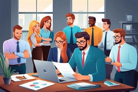 Business Team Cartoon 的图像结果