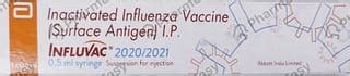 Influvac Tetra 0.5 ML Suspension For Vaccine (0.5): Uses, Side Effects ...