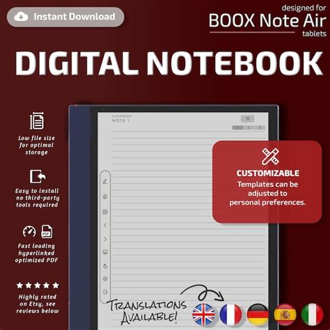 Buy Digital Notebook Online In India - Etsy India