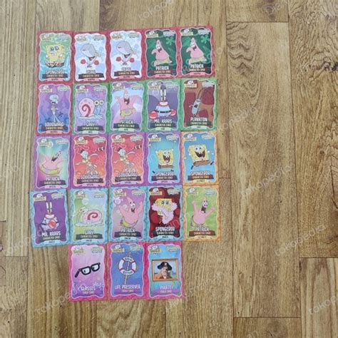 Jual kartu gery Spongebob, tazos pokemon medallion, Mobile legend take ...