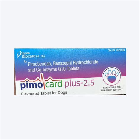 Corise Pimocard 2.5 mg Tablets for Dogs & Cats | 30 Tabs – Heads Up For ...