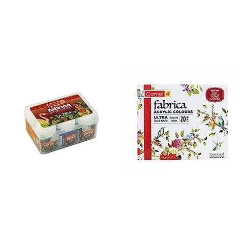 Camel Camlin Kokuyo Fabrica Acrylic Ultra Colors - 10Ml Each, 6 Shades ...