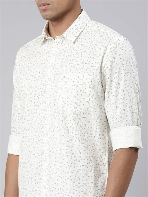 Classic Polo Men's Full Sleeve White Polo Neck Cotton Slim Fit Casual