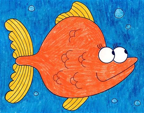 25 Easy Fish Drawing Ideas - How to Draw a Fish