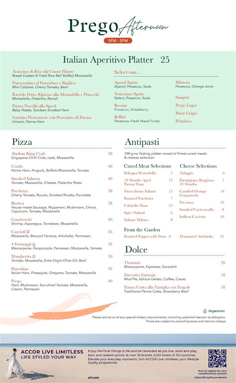 Prego Menu & Price List Singapore Updated 2024 – SG Menuu