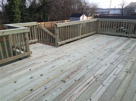 Treated Wood Deck Details Pictures