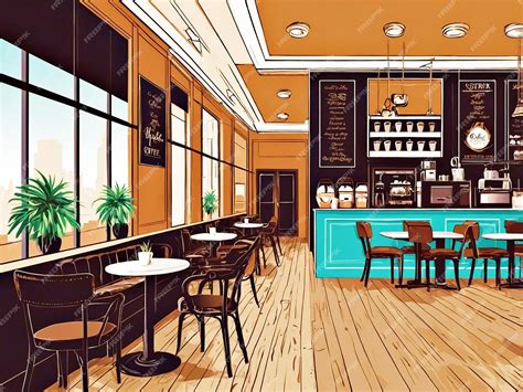 Coffee Shop Vector Image 的图像结果