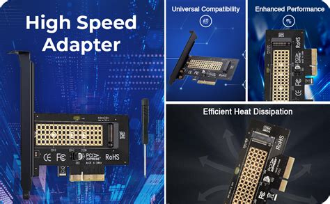 Verilux® M.2 NVMe to PCI-E X4 Adapter High Speed M.2 NVMe to PCI-E X4 ...