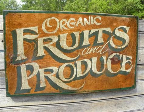 Organic Produce Sign 的图像结果