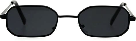 SA106 Mens Narrow Metal Rim Rectangular Hippie Pimp India | Ubuy