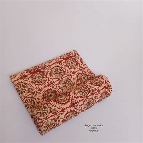 Bagru Fabric Wholesale Pure Cotton Vanaspati Handblock Printed | Earth ...