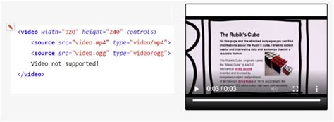 About HTML5 Audio and Video