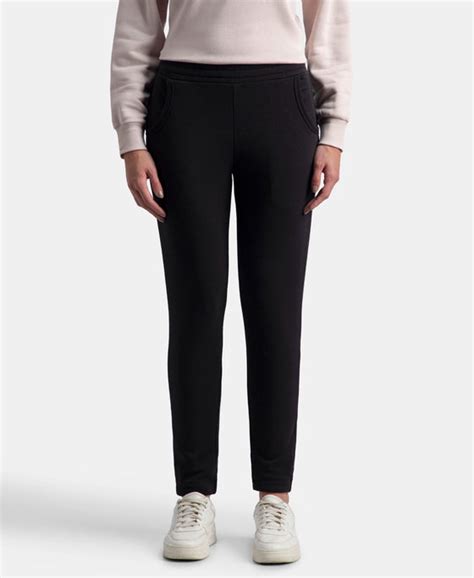 Buy Super Combed Cotton Rich Fleece Fabric Regular Fit Joggers with ...