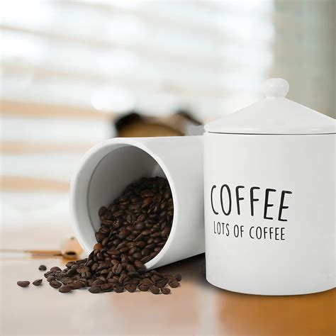 Kitchen Ceramic Canister Set of 3, Airtight Ceramic Canisters with Lid ...