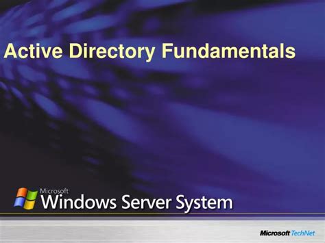 Active Directory Fundamentals 的图像结果
