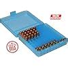 Clear Blue : MTM 380/9MM Cal 100 Round Flip-Top Ammo Box : Amazon.in ...