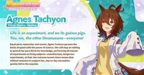 All Agnes Tachyon event choices and outcomes in Umamusume Pretty Derby?