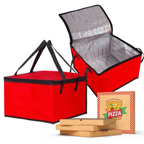 Insulated Pizza Food Delivery Bags Professional Warmer Carrier Pizza ...