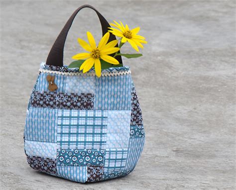 Free Basket Bag Pattern Template with Tutorial 的图像结果