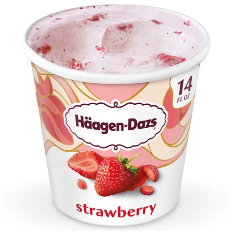 Haagen-dazs Strawberry Ice Cream