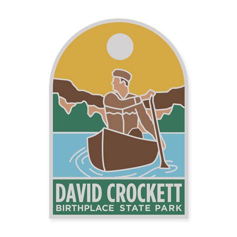 TNSP - David Crockett Birthplace State Park Sticker – Tennessee State ...