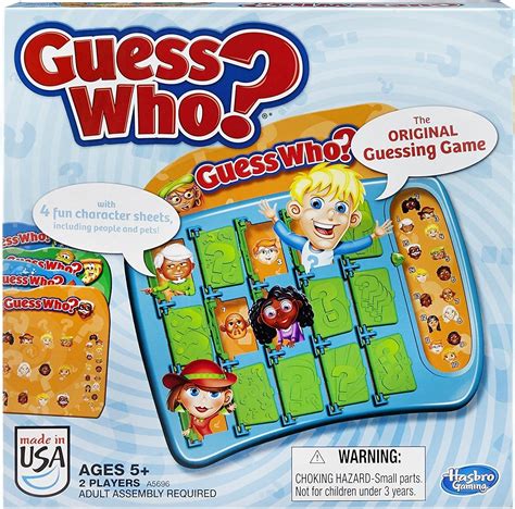 Guess Who Game, Board Games - Amazon Canada