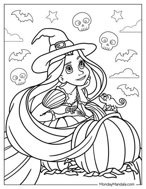 33 Disney Halloween Coloring Pages (Free PDF Printables)