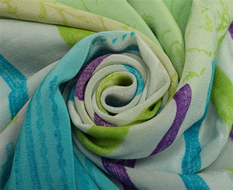 Sushila Vintage Multi-Color Saree Pure Crepe Silk Printed Floral Soft