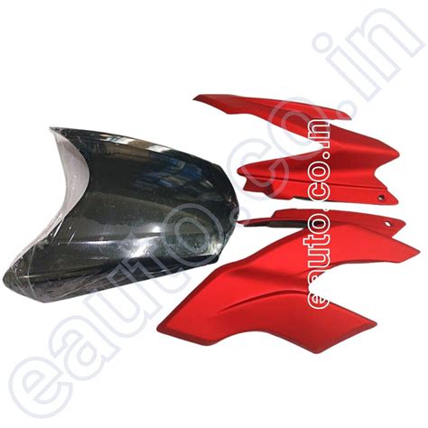 Visor for TVS Apache RTR 160 New Model | RTR 180 New Model | Matt Red