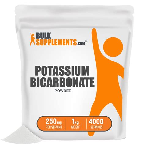 Buy BulkSupplements.com Potassium Bicarbonate Powder - Potassium Powder ...