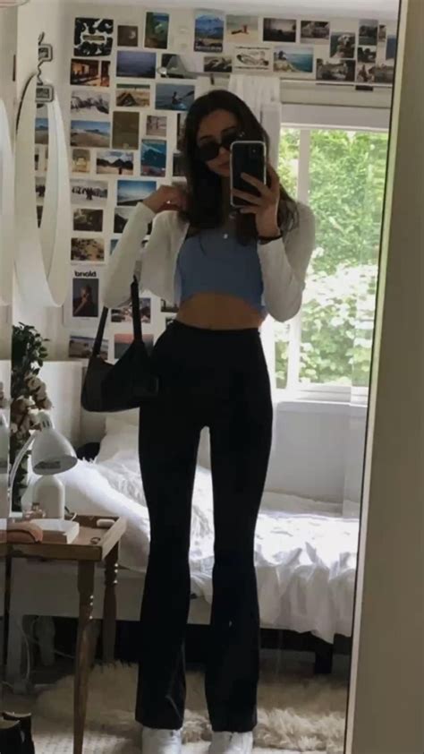 Flare leggings outfit ideas yoga pants – Artofit