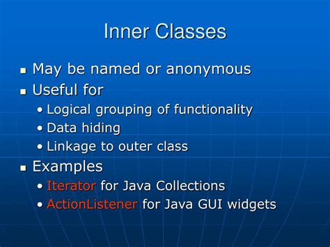 Inner Classes in Java 的图像结果